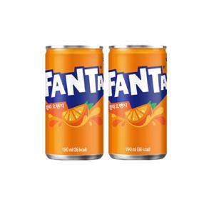 환타 오렌지 190ml x 30캔 과즙 탄산 드링크 미니캔