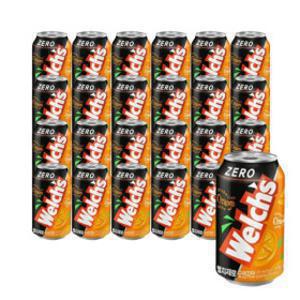 (특가) 웰치스 제로 칼로리 오렌지맛 355ml  24캔 (1박스)