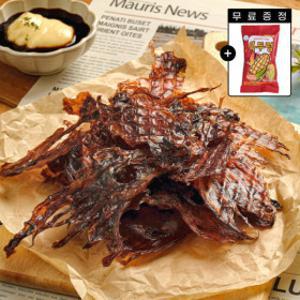(신선집중)  1+1 쫀득한 납작숏다리150g (20~30미) 2팩 (무료증정) 옥두렁 불닭맛 40g