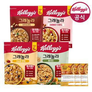 켈로그 그래놀라 시리얼 500G  4종 1+1+1 총 3팩 골라담기 + 카라멜피칸 150g