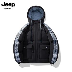 지프스피릿 JEEP SPIRIT 하이넥 후드 방풍 방수 아웃도어 집업 점퍼 윈드브레이커 자켓 JPHJ20A086