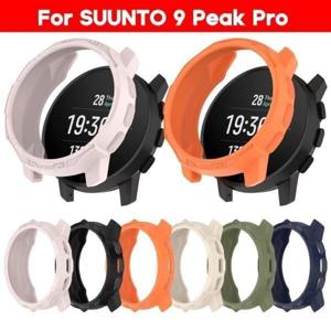 SUUNTO 9 Peak Pro Smartwatch TPU 보호 커버 용 화면 케이스 긁힌 전체 범퍼 쉘
