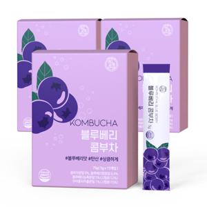 (45스틱) 콤부차 블루베리 5g 15스틱 x 3박스 다이어트차 분말 / 정상가 20700 원
