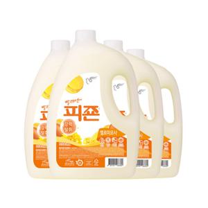 피죤 섬유유연제 3100ml 4개 옐로미모사