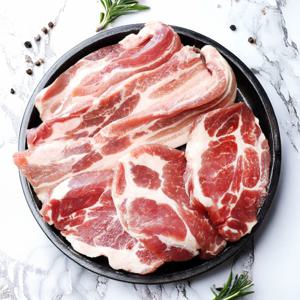 듀록 삼겹살 500g + 듀록 목살 500g 구이용  (무료배송 특가)