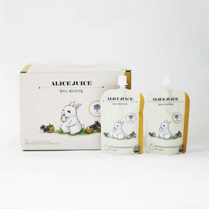 ALIBEBE 앨리스 배도라지 아기주스 어린이음료 착즙 1박스(80ml x 20팩)