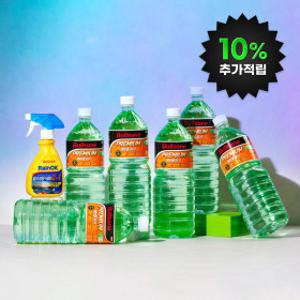 불스원 레인OK 프리미엄 에탄올워셔 1.8L 6개 +사은품(발수코팅세정제) 증정