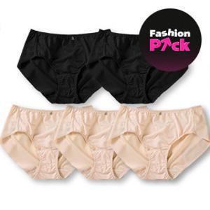 27일단하루(패션픽)(15+10%쿠폰)예스플러스_노라인팬티5매세트/40데니아/맥시타입/무형광/110 115 빅사이즈
