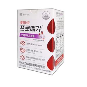 종근당건강 프로메가 오메가3 트리플 60캡슐 x 1박스 총 1개월분 장용정