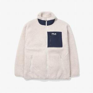 [FILA] 우븐 포켓 플리스 자켓 (FE2JKE6105X_BEI)