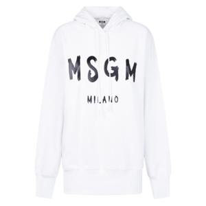 엠에스지엠 후드 티셔츠 2000MDM515 200000 01 WHITE