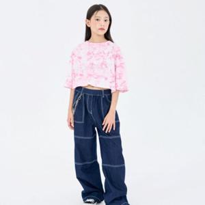 [더데이걸]스티치 배색 데님 바지TGTJ24805
