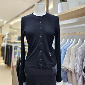 [르샵]라운드넥 자수 긴팔 저지 가디건 (L2F35JCD010)
