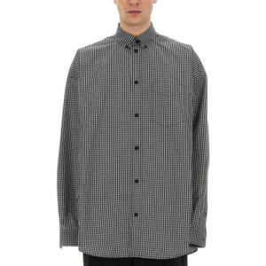 발렌시아가 남성 블랙 오버사이즈 셔츠 자켓 725377_TLM111070