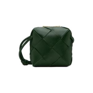 25 FW Bottega Veneta 여성 그린 미니 카세트 카메라백 241798F048009