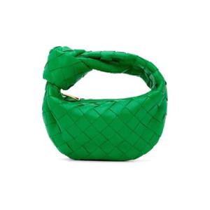 25 FW Bottega Veneta 여성 그린 캔디 조디 핸드백 231798F046008