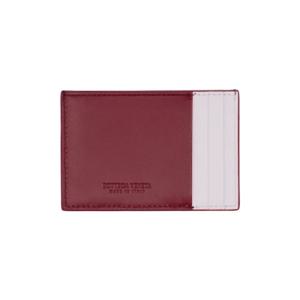 25 FW Bottega Veneta 여성 레드 카세트 카드 지갑 242798F037010