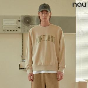 나우  (1NUTSS3907_LE) U GD포틀랜드스웻맨투맨 L.BEIGE