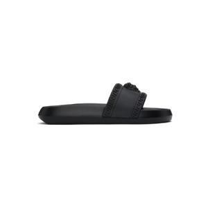 25 FW 베르사체 남성 블랙 팔라조 슬라이드 샌들 251404M234000