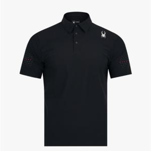 스파이더 남성 냉감 트리코트 카라 티셔츠 B1 SPKMCNTS202M BLK LGR