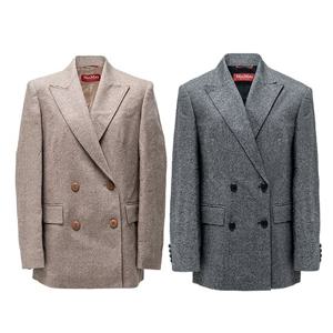 막스마라 LAVAGNA 라바냐 울 블레이저 2종 택1 (베이지, 그레이)