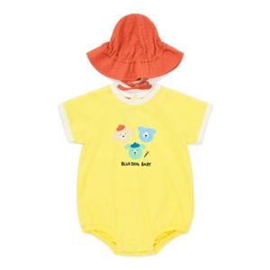[블루독베이비8] SS25 아티스트도기 바디수트 HJ (4531360412) (BLUEDOG BABY 유아 출산 백일 선물 도트 강