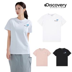 [디스커버리 DWRS8B043 여성 프레시벤트 스몰그래픽 반팔티셔츠