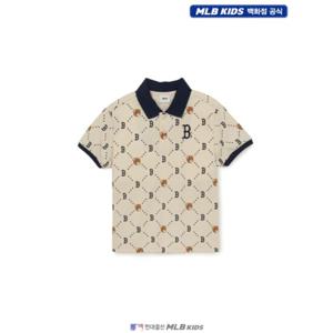 [MLB키즈US] (7APQC0153-43SAL) 모노베어 카라티 아동티셔츠 키즈티셔츠