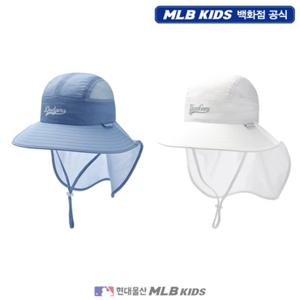 [MLB키즈US] (7AHTB0153) 컬시브 와이드 플랩캡 아동모자 키즈모자