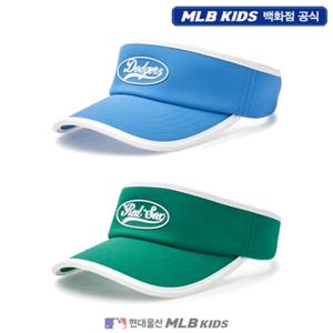 [MLB키즈US] (7ASCV0153) 바시티 원형 로고 해리 배색 썬캡 아동모자 키즈모자
