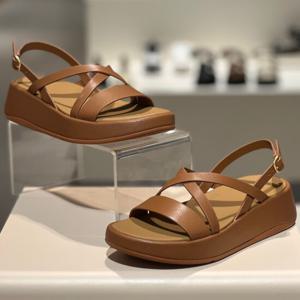핏플랍 25S/S F-모드 여성 스트랩 샌들 FFSO5E140W2 브라운