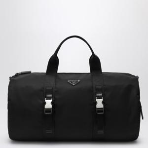 프라다 블랙 리나일론 앤 사피아노 더플 백 2VC015MON2DMG F000