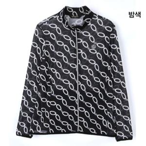 그린조이 HC12 여성 체인 프린트 져지 점퍼 GP25KJ62W(블랙)