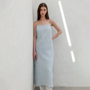 [나인][나인](OP-6266)WRINKLE SLEVESESS LONG ONE PIECE