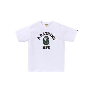 25 FW A BATHING APE 카모 컬리지 티셔츠 001TEL301033M TP437371070
