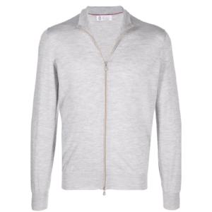 25 FW Brunello Cucinelli 브루넬로 쿠치넬리 집업 캐시미어 실크 혼방 스웨터 M2300106CD408 TP432313071