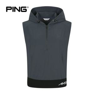 [핑](본사) [PING] 여성 후드 아노락 점퍼 베스트 121E2JV782_GN