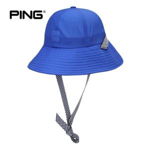 [핑](본사) [PING] 여성 테잎 장식 포인트 버킷햇 121D2CP383_BL