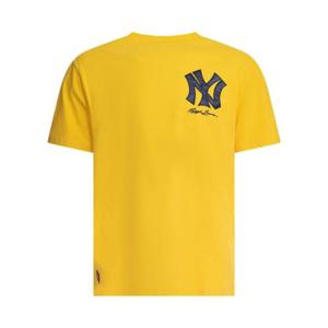 폴로 랄프 로렌 X 양키스 반팔 크루넥 티셔츠 710967436 002SIGNALYELLOW TP936707161