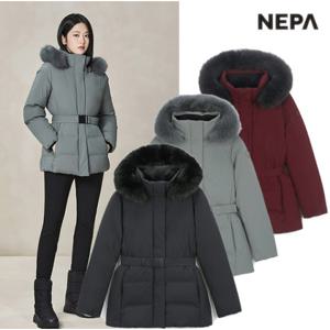 네파[택가 459,000원]역시즌 여성 벨트 숏패딩 구스 다운 프리미아 7K82068
