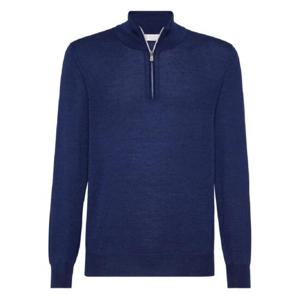 25 FW Brunello Cucinelli 하이 넥 집업 스웨터 MSY00124CQC24 TP439315608