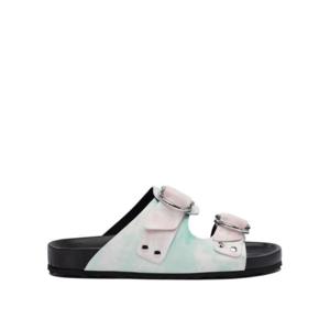 피에르하디 샌들 VN01CALFMULTI TIE AND DYE BLACK Black