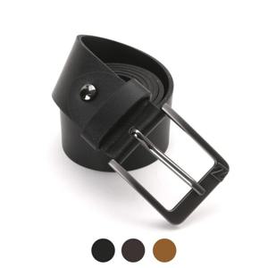 [파파브로] 음각 디테일 남성 가죽 벨트 TU-BT-MODEL2-B