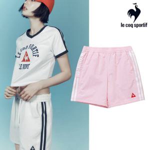 [르꼬끄] 남녀공용 유니 선데이 루즈핏 4부 우븐 숏팬츠 QQ123LHP36_LPK