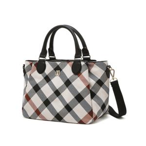 닥스 골프 여성 25FW ONLINE EXCLUSIVE 베이지 클래식 체크 토트백 DNGF5F956I1