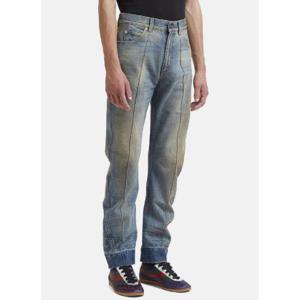 25 FW 구찌 남성 Distressed Stone Washed Jeans guc0130002blu