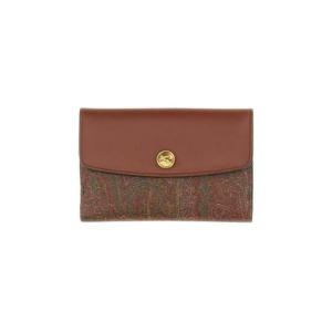 Etro 에센셜 페이즐리 프린트 폴드오버탑 지갑 1P0408502 0100 TP946288852