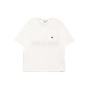 25 FW BAPE BLACK A BATHING APE 로고 자수 티셔츠 001CSK701301M TP440970322