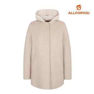 [올포유] 여성 니트 후드 핸드메이드 코트 ALCTL9211-102