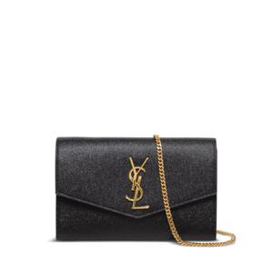 SAINT LAURENT 그랑 드 푸드르 가죽 소재의 Uptodown 크로스바디 지갑 6077881GF0J1000